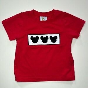 Red Kids T-Shirt with Mouse Design